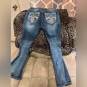 Rock Revival Dark Blue Boot Cut Jeans